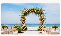 Elegant destination celebration