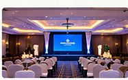 Conference stage and seating